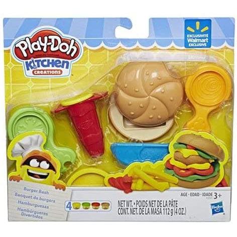 Hasbro-Play-Doh Kitchen Creations Burger Bash Playset-E2391-Legacy Toys