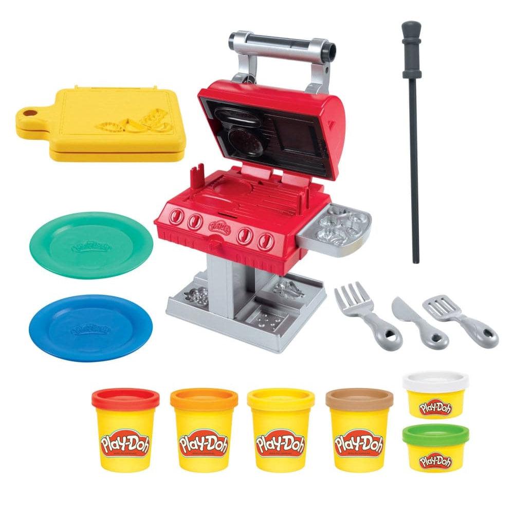 Hasbro-Play-Doh Kitchen Creations Grill 'n Stamp Playset-F0652-Legacy Toys