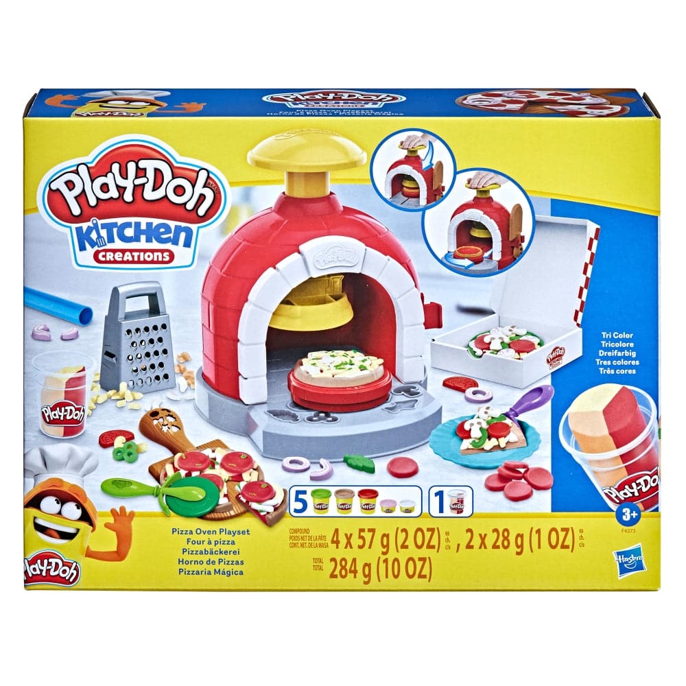 Hasbro-Play-Doh Kitchen Creations Pizza Oven Playset-F4373-Legacy Toys