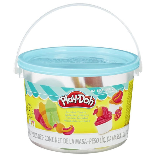 Hasbro-Play-Doh Mini Bucket Assortment-B5861-Sundae Treats-Legacy Toys