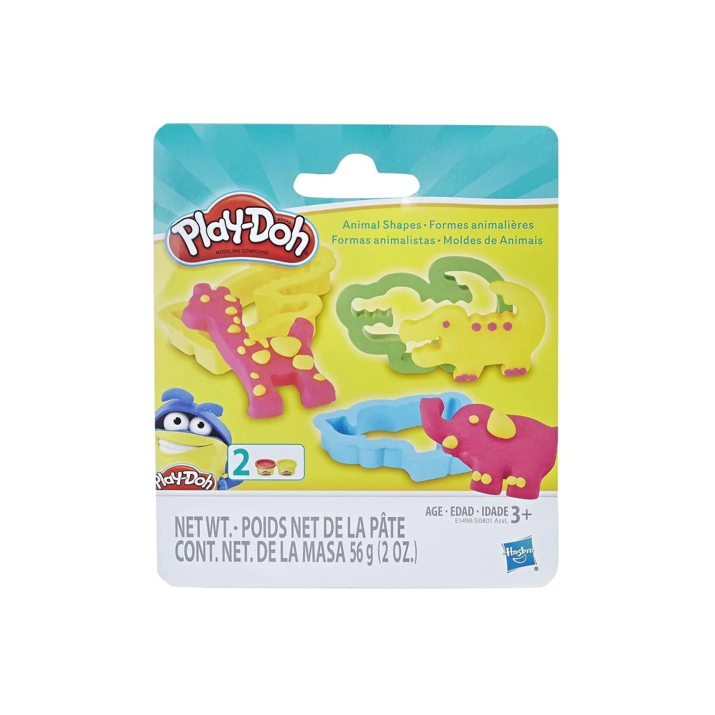 Hasbro-Play-Doh Shapes Value Set Assorted-E1498-Animal Shapes-Legacy Toys