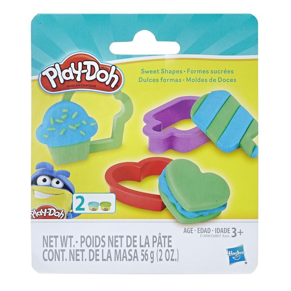 Hasbro-Play-Doh Shapes Value Set Assorted-E1499-Sweet Shapes-Legacy Toys