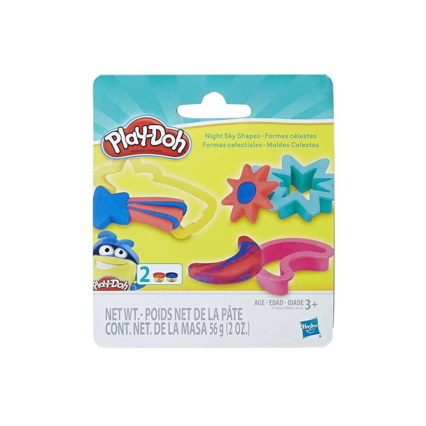 Hasbro-Play-Doh Shapes Value Set Assorted-E1500-Night Sky Shapes-Legacy Toys