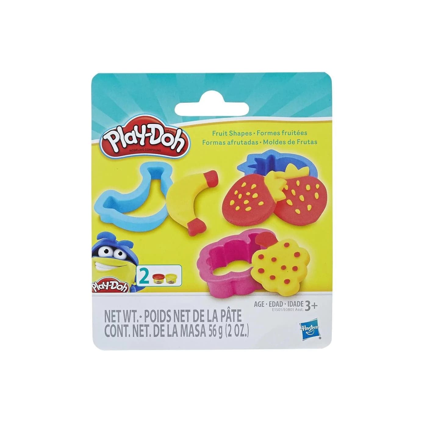 Hasbro-Play-Doh Shapes Value Set Assorted-E1501-Fruit Shapes-Legacy Toys