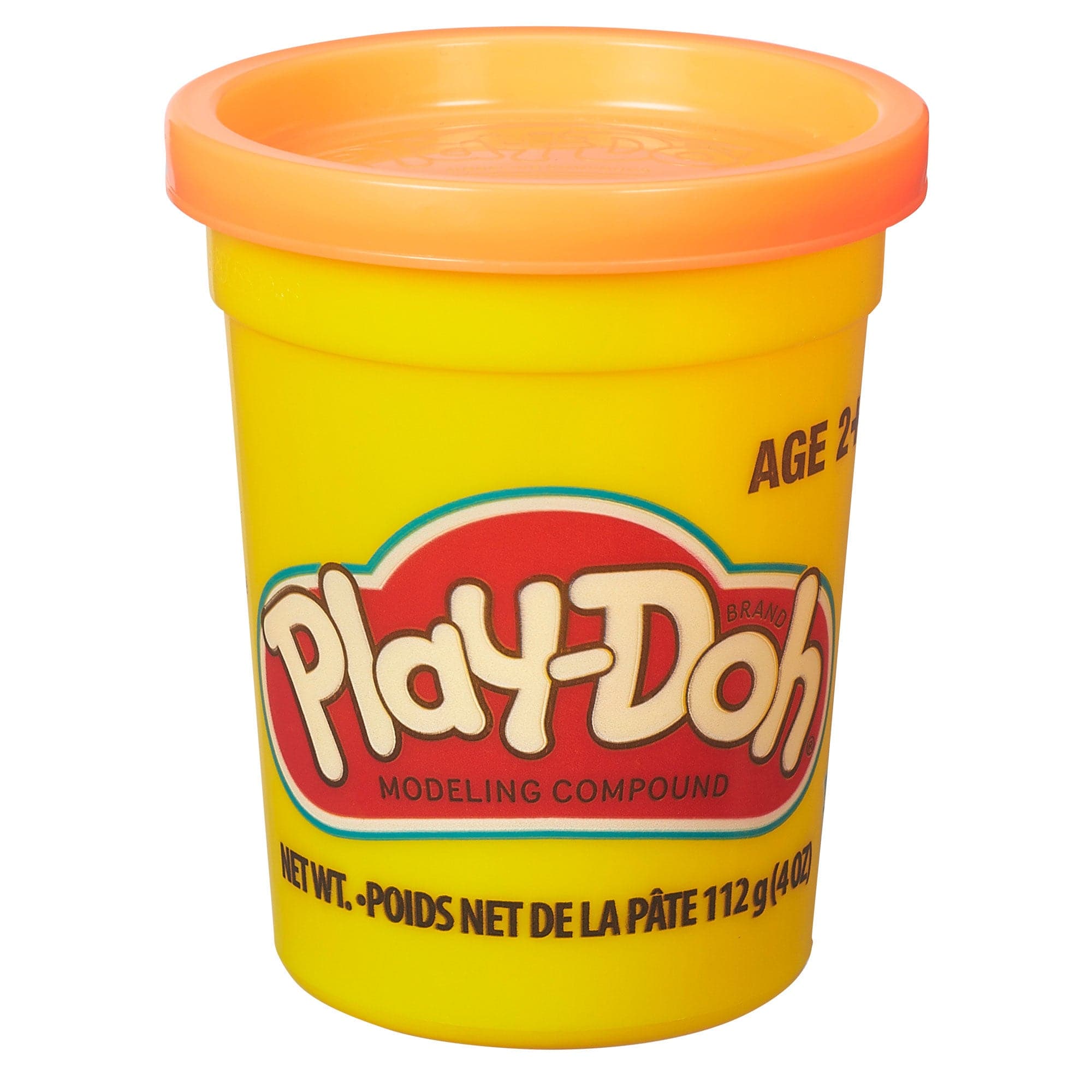 Hasbro-Play-Doh: Single Can Assorted 4oz-B6756O-Orange-Legacy Toys