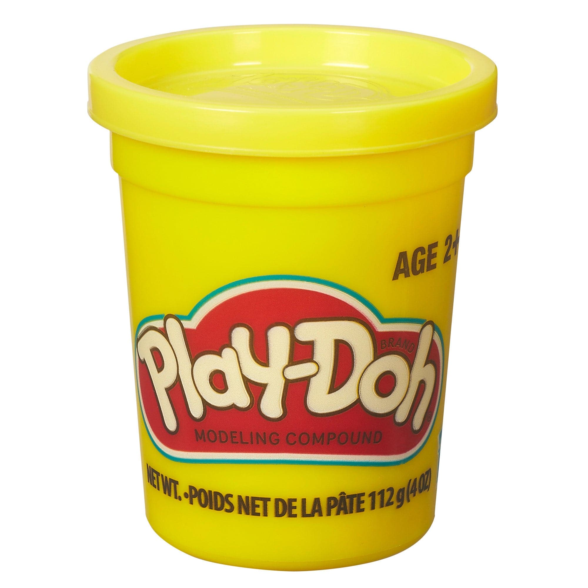 Hasbro-Play-Doh: Single Can Assorted 4oz-B6756Y-Yellow-Legacy Toys