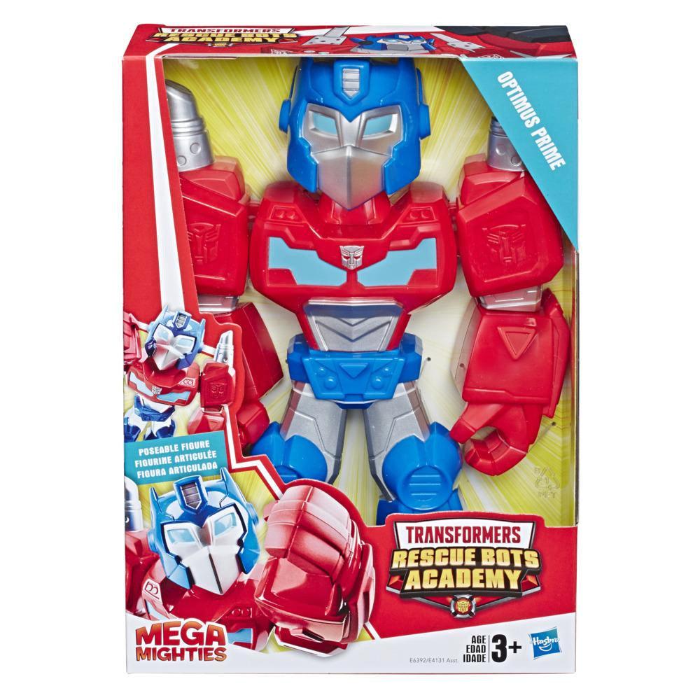 Hasbro-Playskool Heroes Mega Mighties Transformers Rescue Bots Academy Optimus Prime-E6392-Legacy Toys