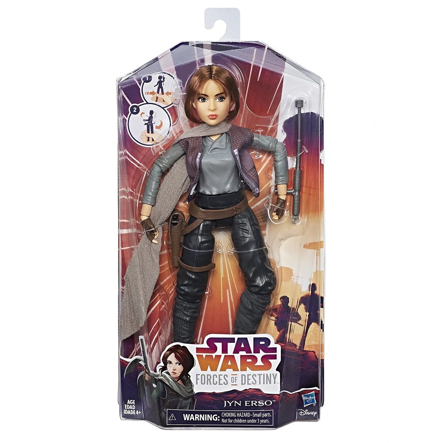 Hasbro-Star Wars: Forces of Destiny - Jyn Erso-C1624-Legacy Toys