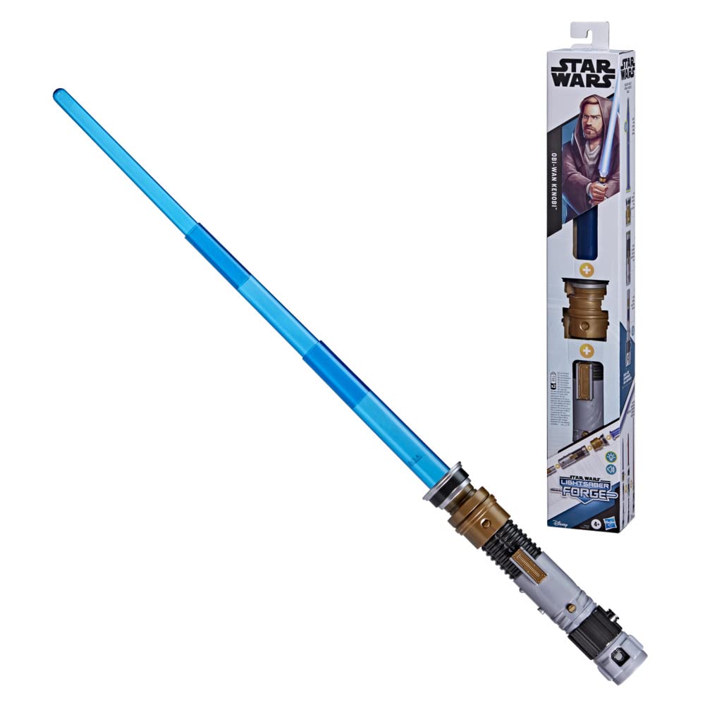 Hasbro-Star Wars Lightsaber Forge Customizable Electronic Lightsabers-PN00076871-Obi-Wan Kenobi-Legacy Toys