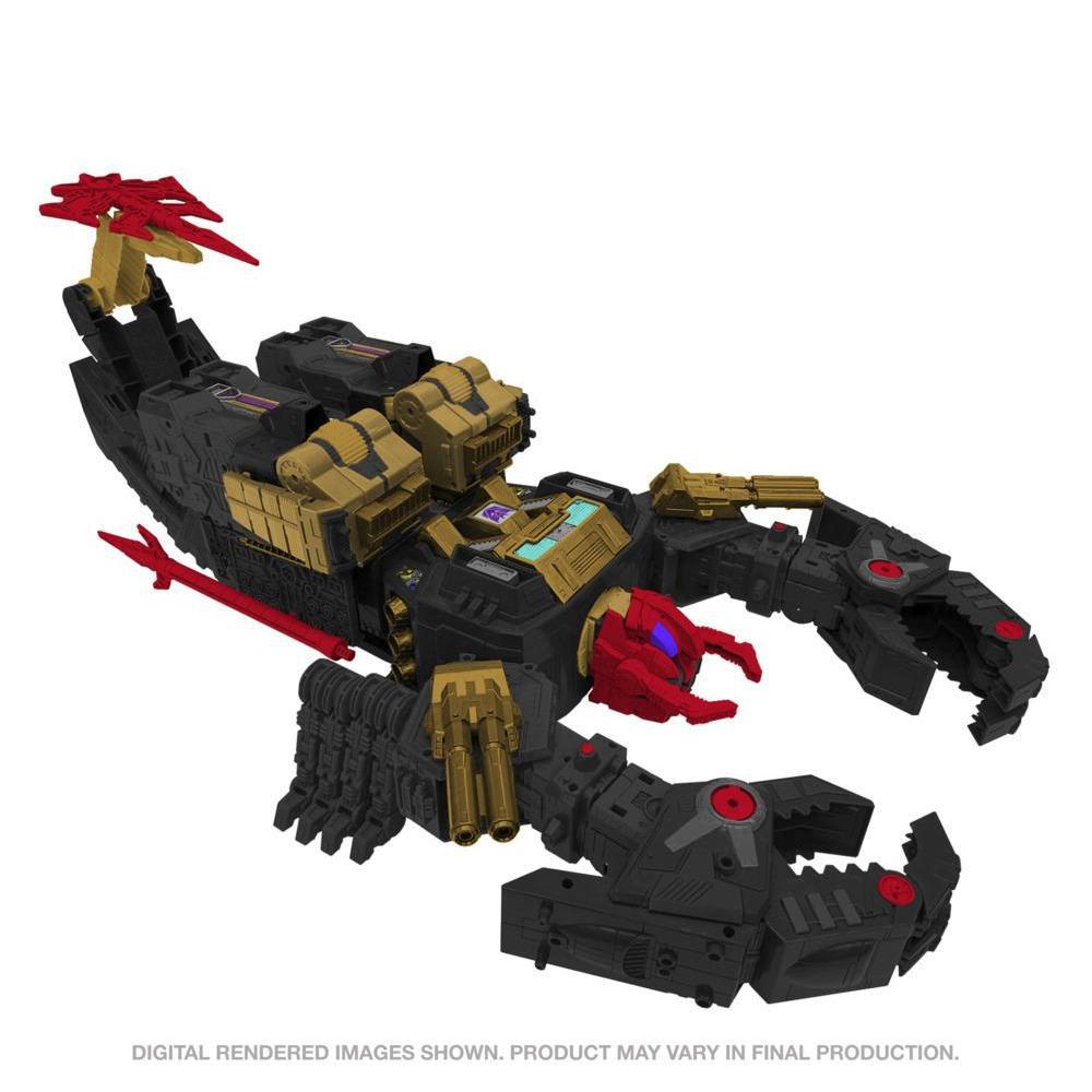 Hasbro-Transformers Generation Selects Black Zarak, Legacy Titan Class Collector Figure-F4723-Legacy Toys