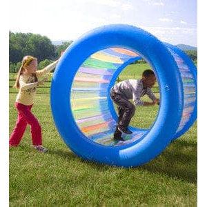 HearthSong-Roll With It! Giant Inflatable Rolling Wheel-730909-Legacy Toys