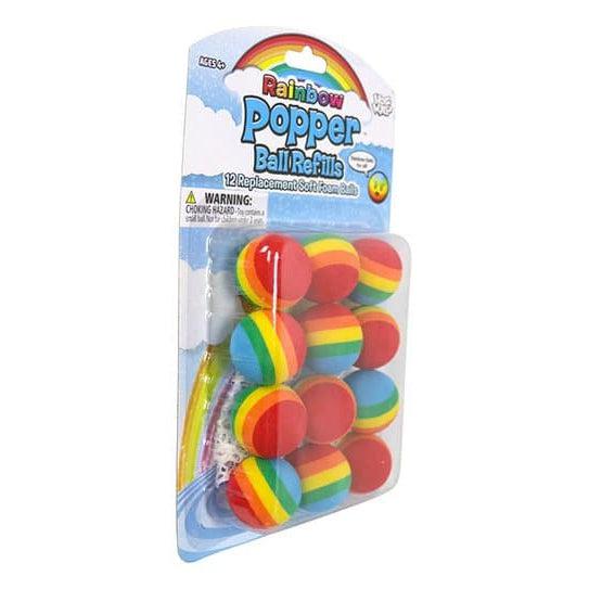 Hog Wild-Power Popper Refills - Rainbow-54212-Legacy Toys