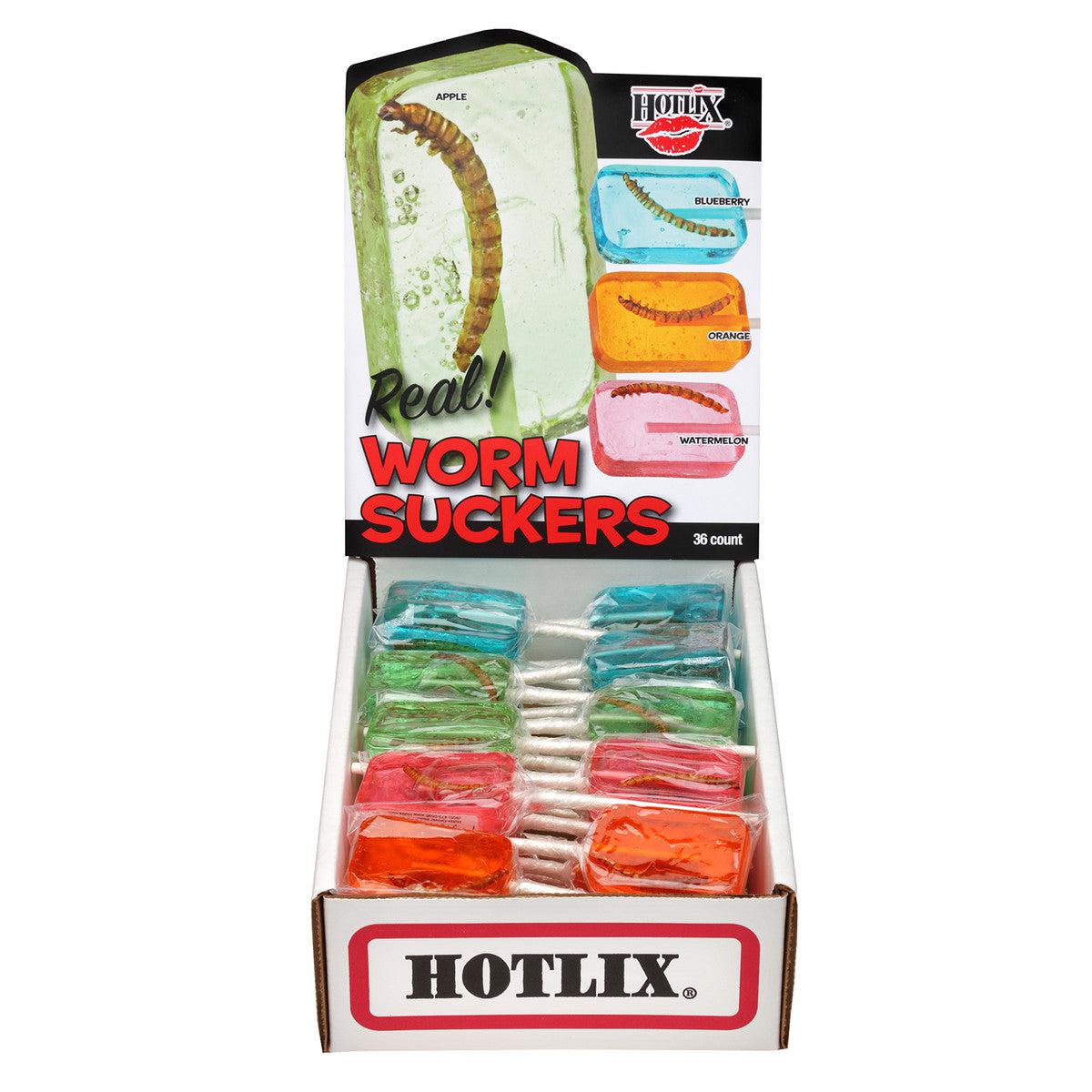 Hotlix-Worm Suckers Assorted Flavors-181-1-Legacy Toys
