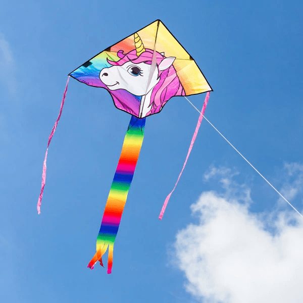 HQ Kites-Simple Flyer Unicorn 4' Kite-102153-Legacy Toys