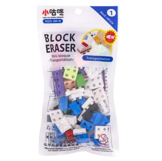 IDAKO-Building Blocks Mini Erasers Bag-ID203-Legacy Toys