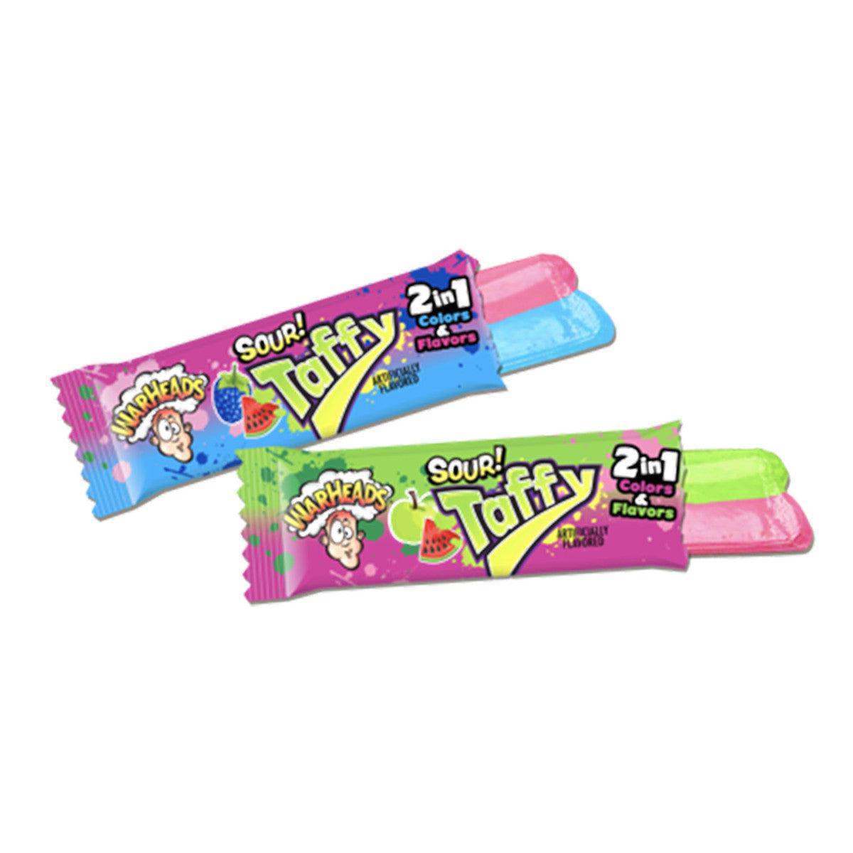 Impact Confections-Warheads 2 In 1 Sour Taffy Bar-103790-Legacy Toys