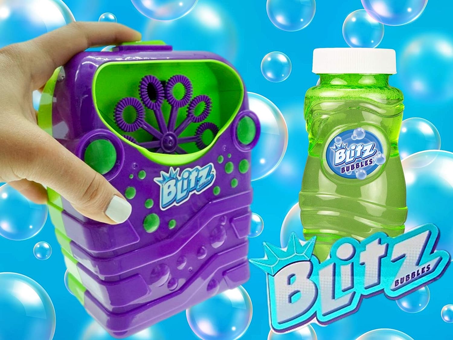 JA-RU-Blitz Bubble Machine-1531-Legacy Toys