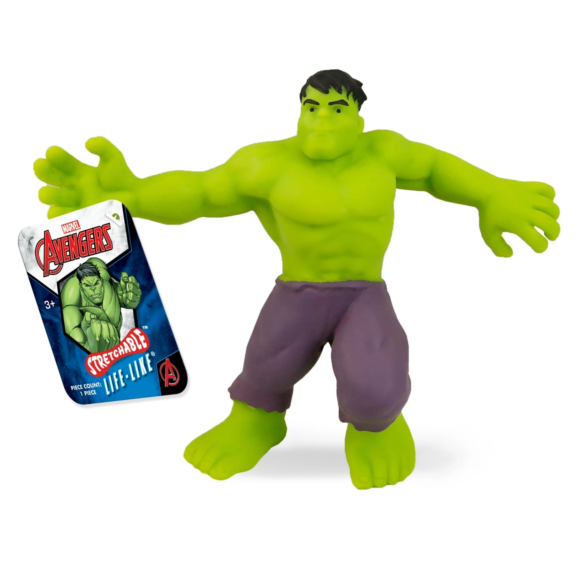 JA-RU-Disney & Marvel Life Like Stretchies - Hulk-6900 E-Legacy Toys