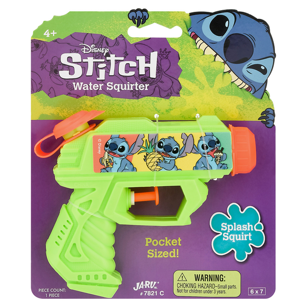 JA-RU-Disney Water Squirter - Stitch-37821-Legacy Toys