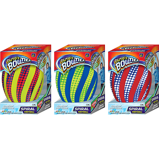 JA-RU-Outd’R Bound Spiral Football-5139-Legacy Toys