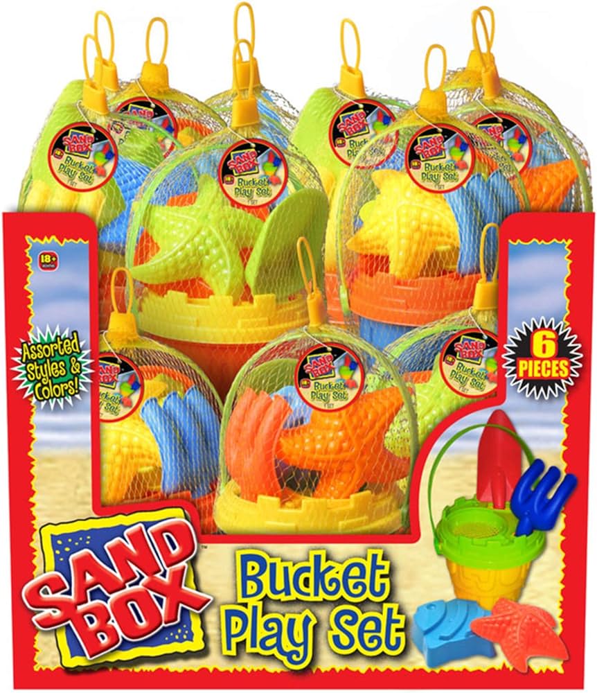JA-RU-Sand Bucket Playset-1282-Legacy Toys