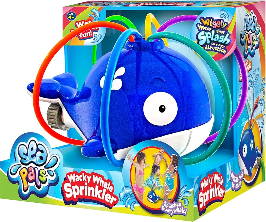 JA-RU-Sea Pals Wacky Whale Sprinkler-4011-Legacy Toys