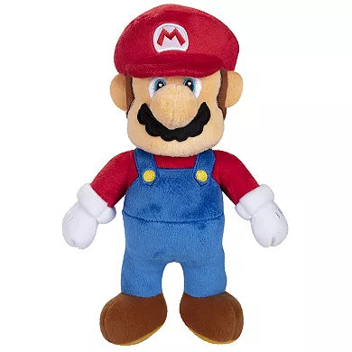 Jakks Pacific-Nintendo Super Mario 9" Plush-40948-Mario-Legacy Toys