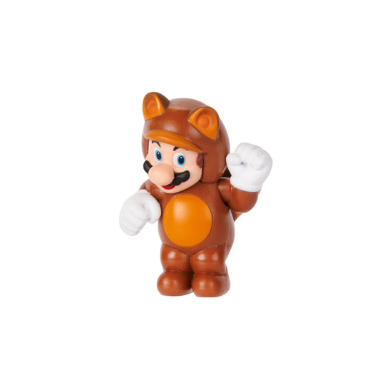 Jakks Pacific-Super Mario 2.5" Collectible Figure - Wave 42-48613-Tanooki Mario-Legacy Toys