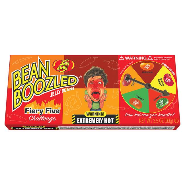 Jelly Belly-BeanBoozled Fiery Five 3.5 oz Spinner Gift Box-64797-Legacy Toys