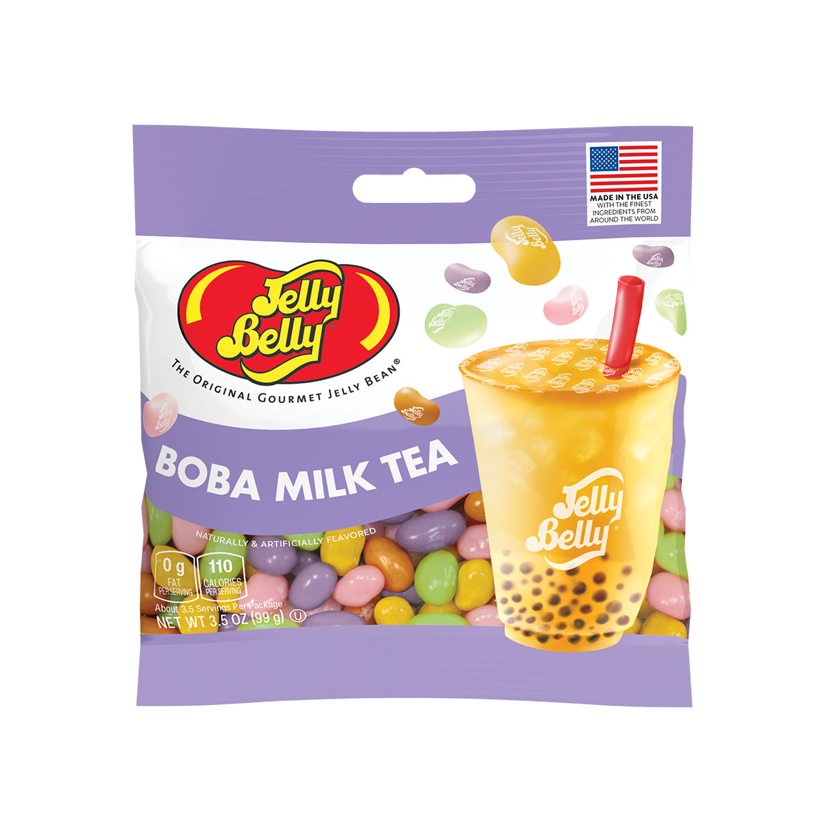 Jelly Belly-Boba Milk Tea Jelly Beans 3.5 oz Bag-66933-Legacy Toys