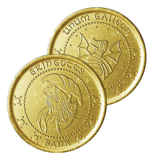 Jelly Belly-Harry Potter Gringotts Galleon 0.81 oz Milk Chocolate Coin-64139-Legacy Toys