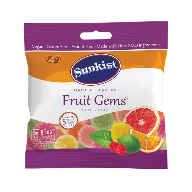 Jelly Belly-Sunkist Fruit Gems 3.1 oz Bag-45041-Legacy Toys