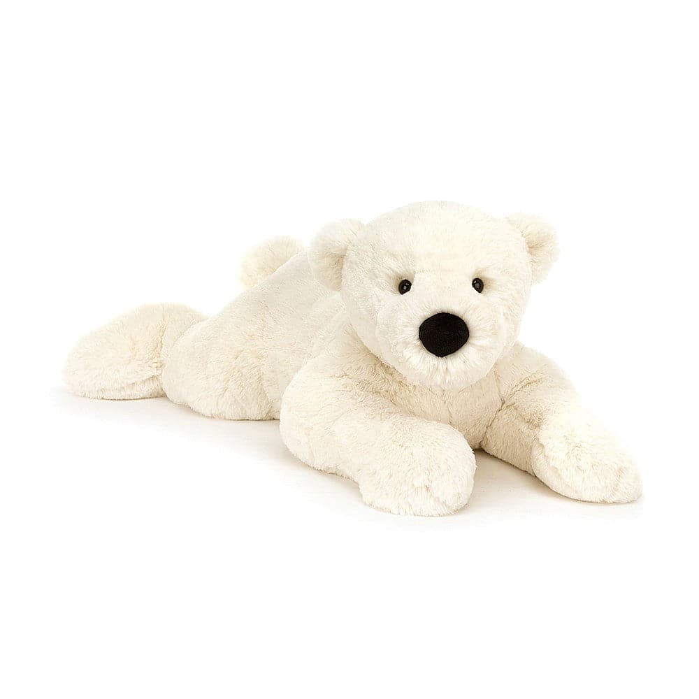 Jellycat-Perry Polar Bear Lying-PE1LPB-Legacy Toys