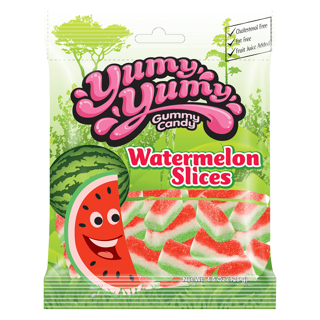Kervan-Yumy Yumy Watermelon Slices 4.5 oz. Bag-1000-1-Single-Legacy Toys