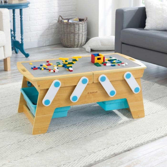 Kid Kraft-Building Bricks Play N Store Table-17512-Legacy Toys