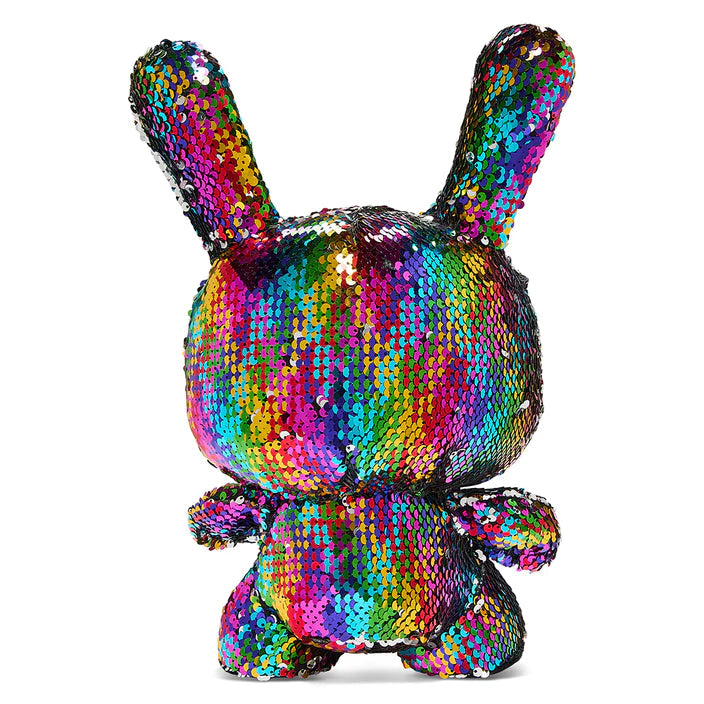 Kid Robot-Flippin Rainbows 13" Plush Dunny by Kidrobot-KR17799-Legacy Toys