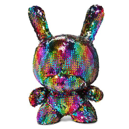 Kid Robot-Flippin Rainbows 13" Plush Dunny by Kidrobot-KR17799-Legacy Toys