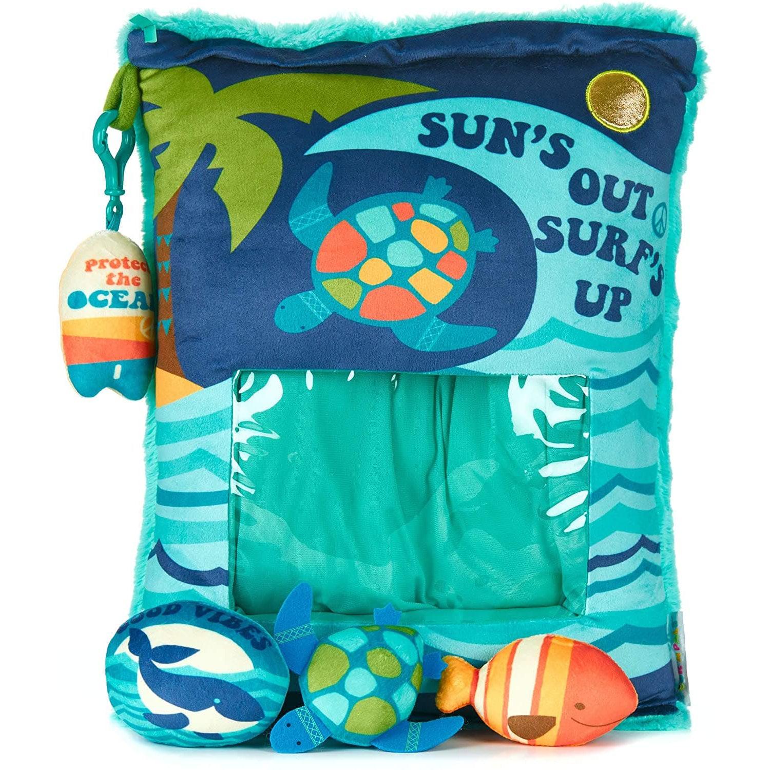 Kids Preferred-Cuddle Pals - Peek 'N Pals Sun's Out Surf's Up-91941-Legacy Toys