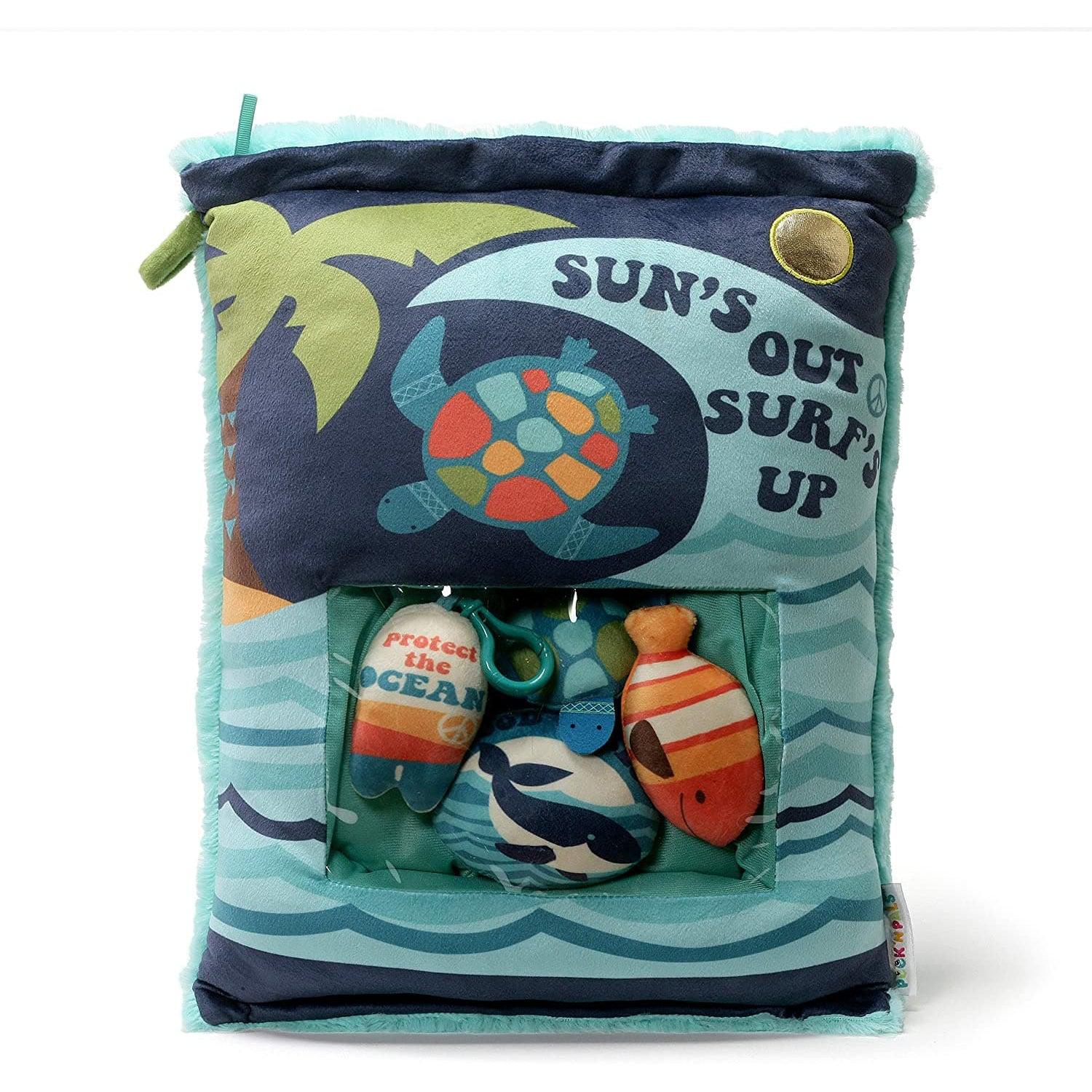 Kids Preferred-Cuddle Pals - Peek 'N Pals Sun's Out Surf's Up-91941-Legacy Toys