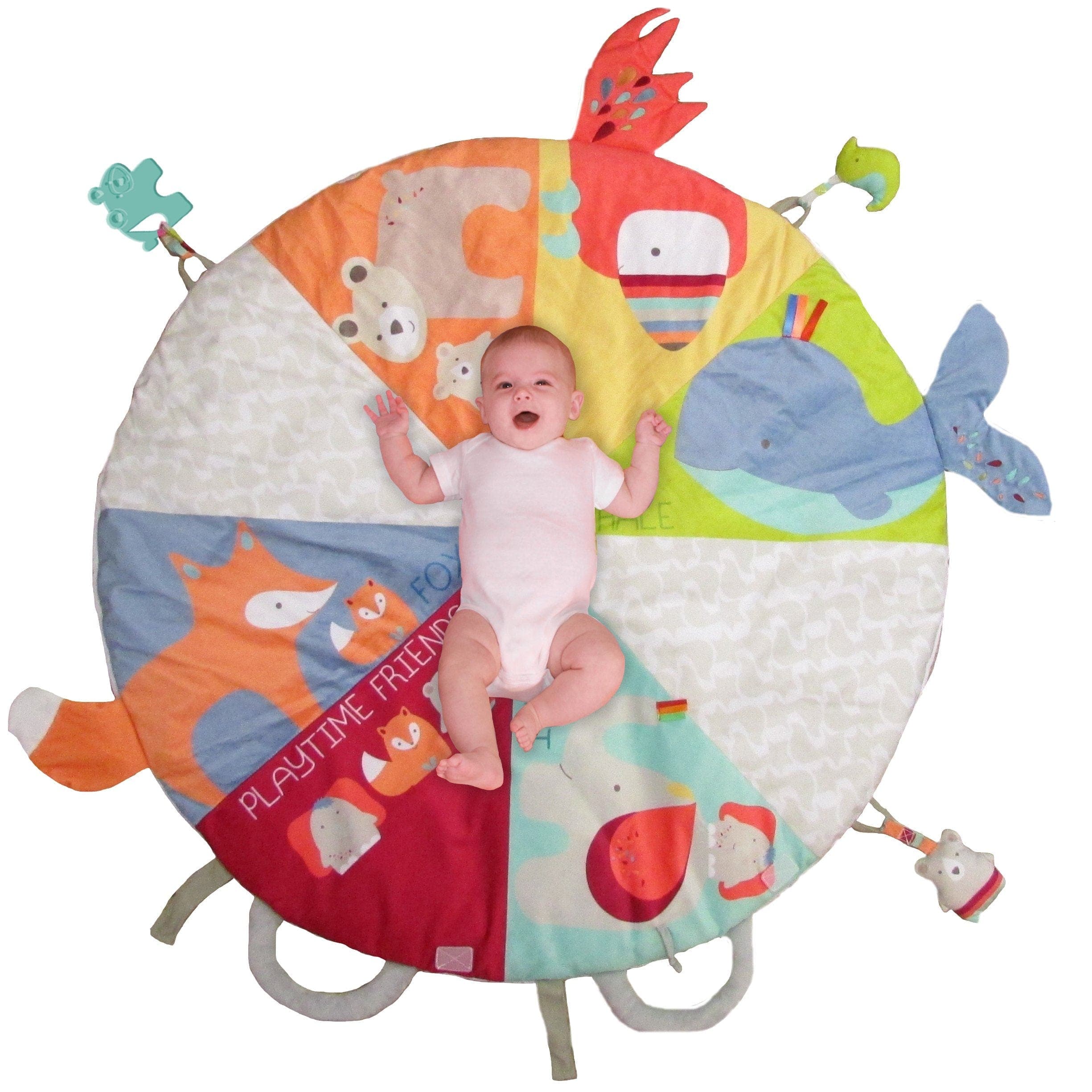 Kids Preferred-Rise & Shine Playtime Friends on-the-go Playmat-62115-Legacy Toys