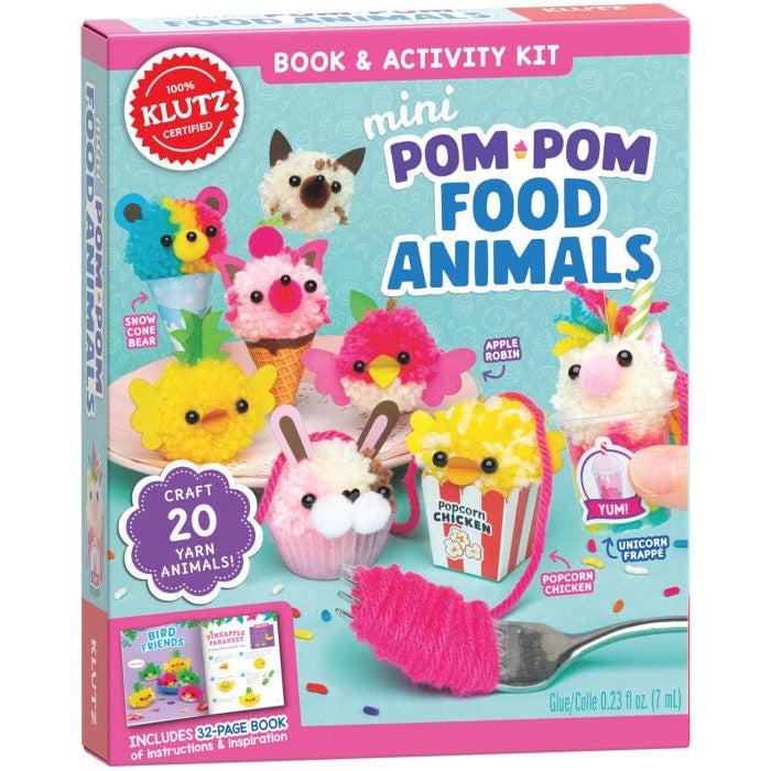 Klutz-Mini Pom-Pom Food Animals-9781338829570-Legacy Toys