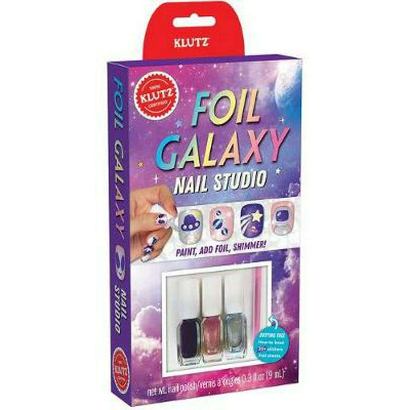 Klutz-Nail Studio - Foil Galaxy-730767589189-Legacy Toys