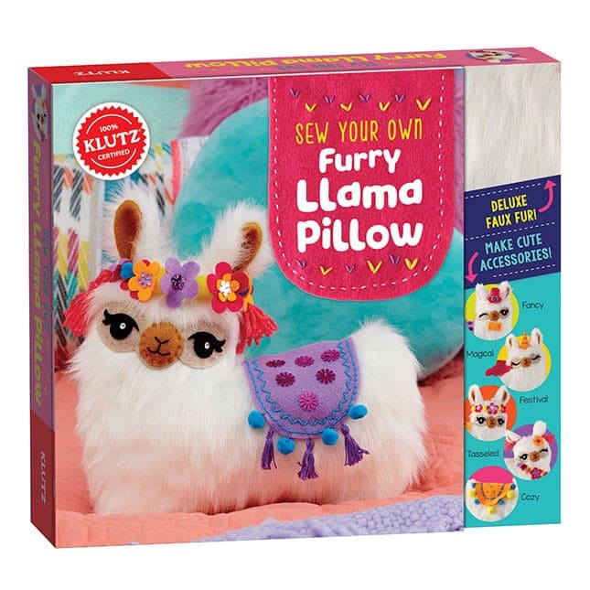 Klutz-Sew Your Own Furry Llama Pillow-730767271053-Legacy Toys