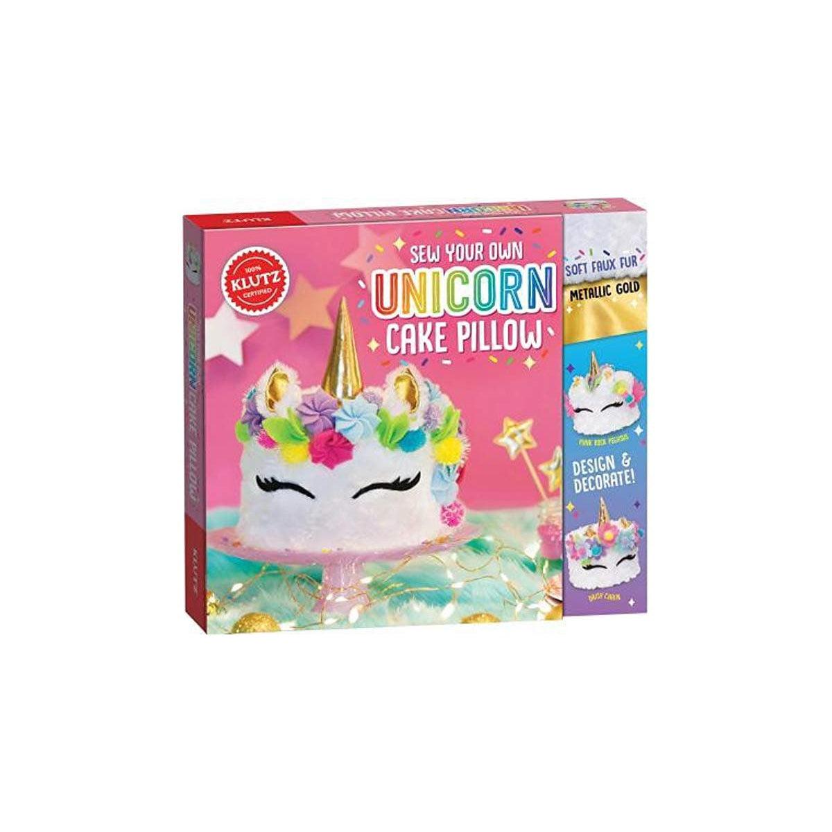 Klutz-Sew Your Own Unicorn Cake Pillow-9781338355222-Legacy Toys