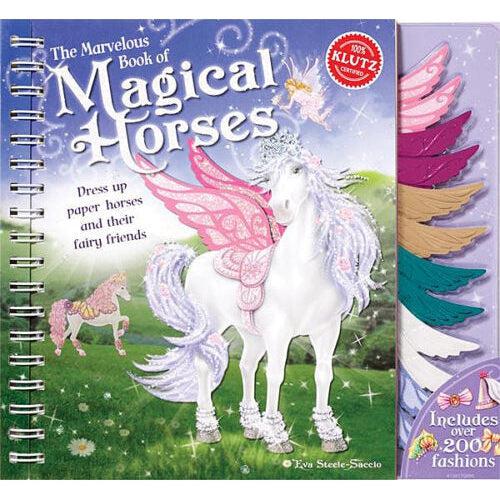 Klutz-The Marvelous Book of Magical Horses-9781591749264-Legacy Toys