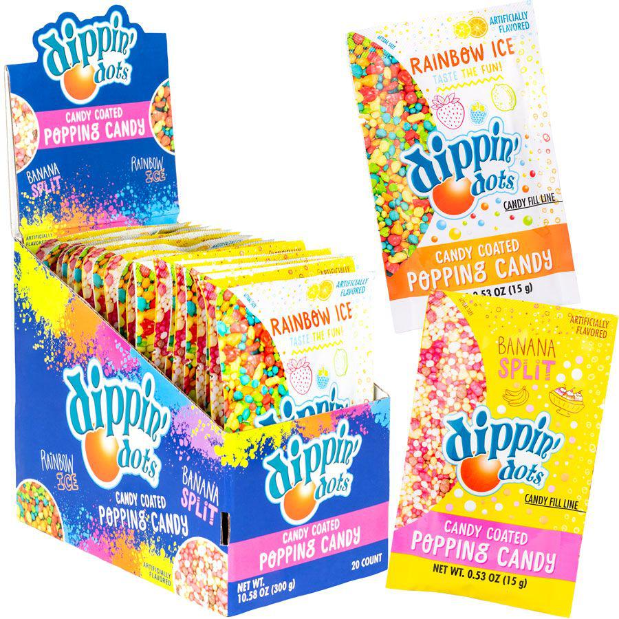 Dippin' Dots Ice Cream - Cookies 'N Cream - 3 oz pouch (24 count case)