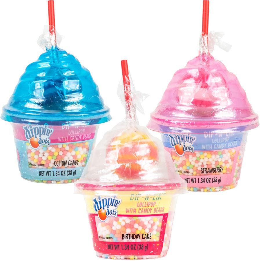 Dippin' Dots Ice Cream - Cotton Candy - 3 oz pouch (24 count case)