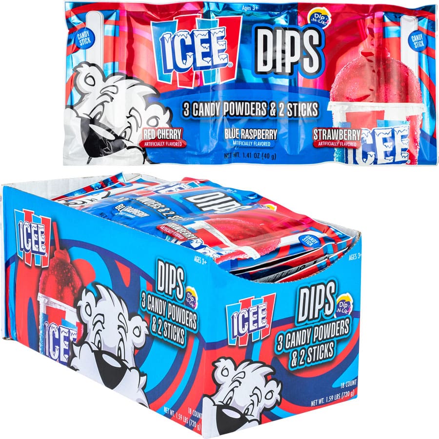 Koko's-ICEE Dips Candy Powder/Sticks - Single-62740-Legacy Toys