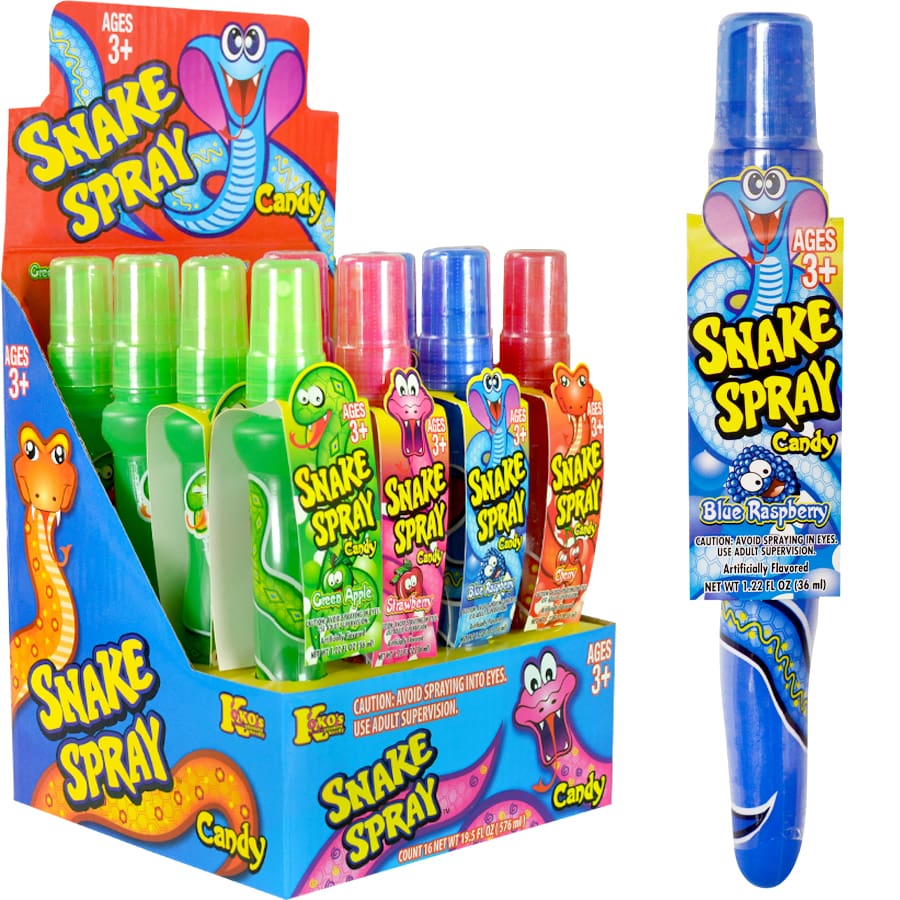 Koko's-Snake Spray Candy - Single-55570-Legacy Toys