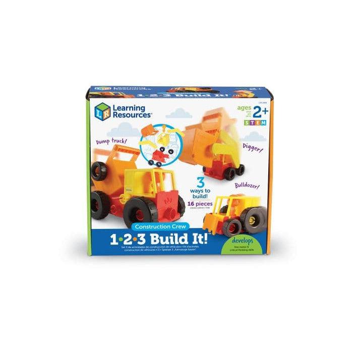 Learning Resources-1-2-3 Build It! Construction Crew-2868-Legacy Toys